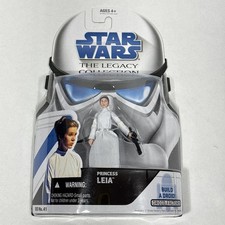 New 2008 Hasbro Star Wars Legacy Collection 3.75  Princess Leia Figure Sealed 41