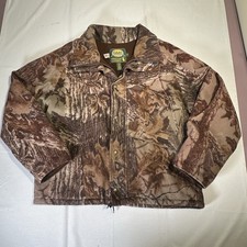 Cabellas Men s Whitetail Woodland Camo Jacket Size Large USA Made Gore-Tex