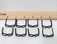 10 PCS DOLL Eyeglasses BLACK 