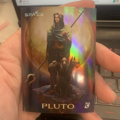 PIECES OF THE GALAXY 冥王星 PLUTO Cardsmiths Pluto Space Galactic Edition SS9 Solar System | eBay