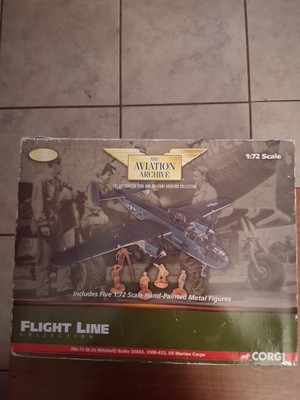 Corgi Flight Line B-25 Mitchell PBJ-1J US Marines 1/72 Diecast US35307 VMB-433