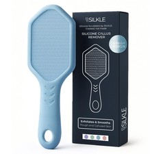 SILKLE Nano Glass Foot File - Silicone Callus 1 Count Pack of 1 , Blue