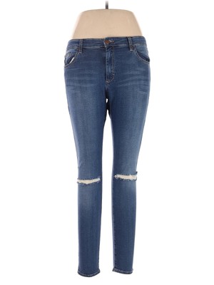 Topshop Women Blue Jeans 32W