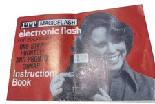 Ephemera ITT Magic Flash Electronic Flash Instruction Booklet Vintage As Is Read