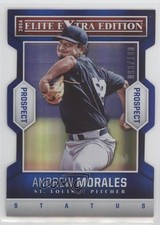 2014 Elite Extra Edition Prospects Status Blue Die-Cut /100 Andrew Morales 0q3
