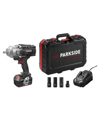 Parkside PASSP 20-Li C4 20V Schlagschrauber 4Ah-Akku + Ladegerät + Koffer