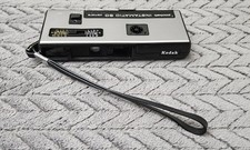 KODAK Pocket Instamatic 50 Camera UNTESTED Made In USA Black Silver