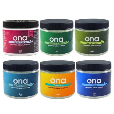 ONA Gel (400g) & ONA Block (170g) verschiedene Sorten Geruchsneutralisierer Grow