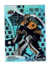 Jeremy Swayman 2021-22 UD Allure NHL Shield 2005 Rookie Boston Bruins No.146