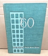 1960 Blueprint Georgia Tech Yearbook  Atlanta Georgia