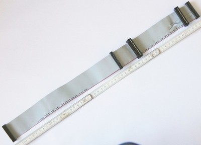 55cm Floppykabel 5 Stecker Floppy Disk FDD Kabel 3,5'' 5,25'' Diskettenlaufwerk