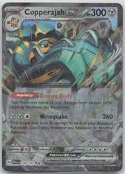 Copperajah ex 150/193 Paldea Evolved Double Rare