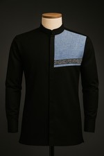 Men s African Long Sleeve Shirt Made in Rwanda Traditional Formal Wear