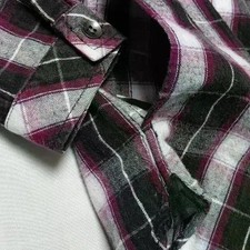BEAMS Vintage Check Flannel Shirt - Size M