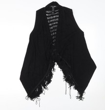Schwarze Weste Pullover Damen UK Größe L FOREVER 21