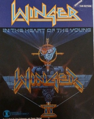 WINGER GUITAR TAB / TABLATURE /  IN THE HEART OF THE YOUNG  / RARE