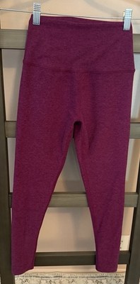 Beyond Yoga Leggings-women s SMALL-Heathered Magenta-inseam 22 -NWOT