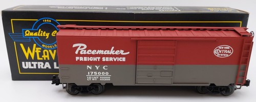 Vagón de carga Weaver U2101 calibre O New York Central PS-1 40' (3 rieles) #175000 EX/caja | Condition: Used