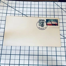 Erie Canal 5c Stamp on Cover 1967 Wildwood NJ Postmark Vintage FDC Envelope