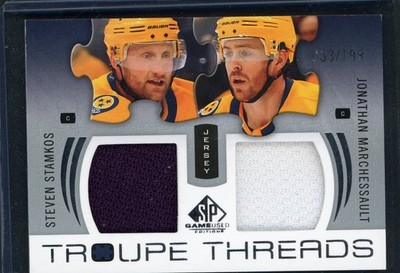 2025-26 Upper Deck Sp Game Used - Troupe Thread Stamkos/Marchessault /199