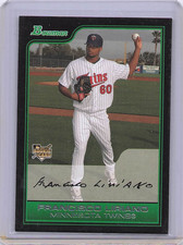 2006 Bowman Francisco Liriano Rookie Card #218. rookie card picture