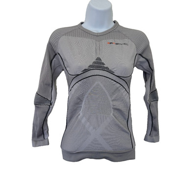 X Bionic Shirt Womens Small Medium Gray Compression Ski Base Layer Thermal