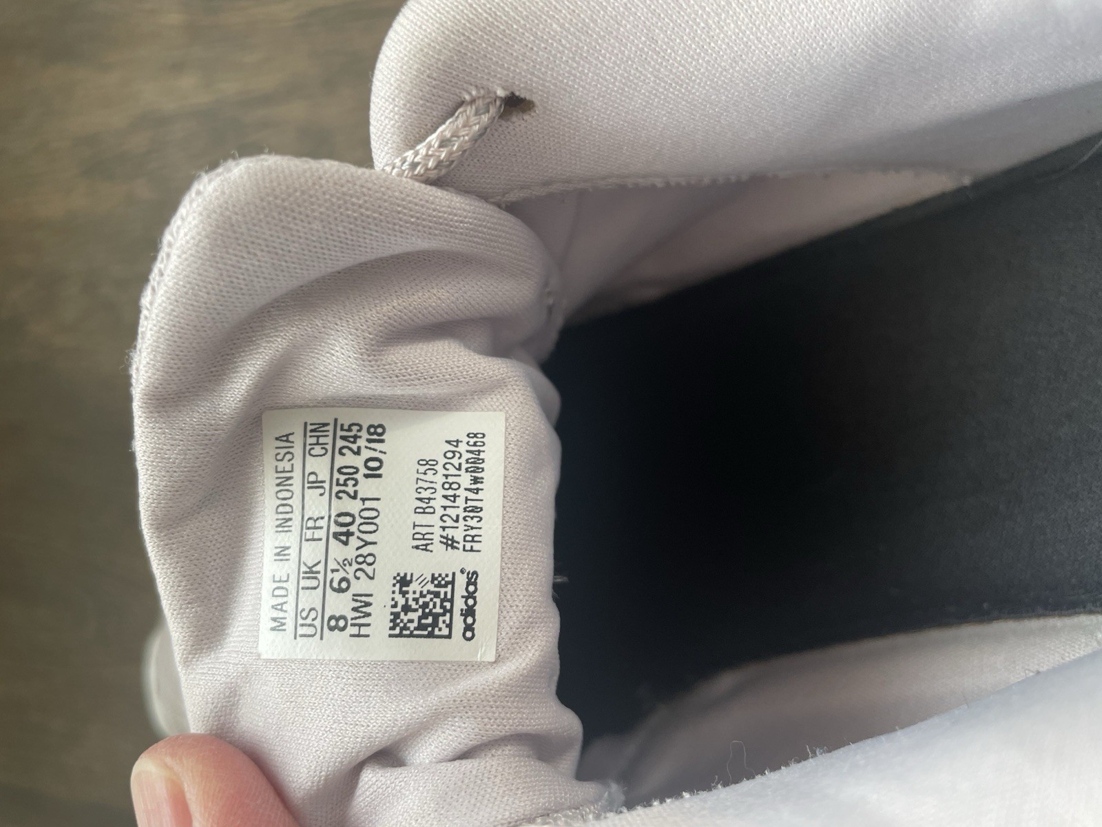 Adidas Womens Cloudfoam QT Racer Ice Purple Running Shoes Sneakers Size 8 thumbnail 13