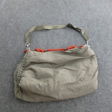 Borsa a tracolla Lululemon donna grande arancione tortora tracolla nylon convertibile increspata