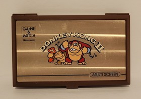 Nintendo Game & Watch Donkey Kong II JR-55 Multi Screen Working Handheld TESTED