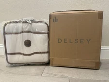 NEW DELSEY Paris Chatelet 2.0 Underseat Luggage 16" Angora Cream Carry On Bag