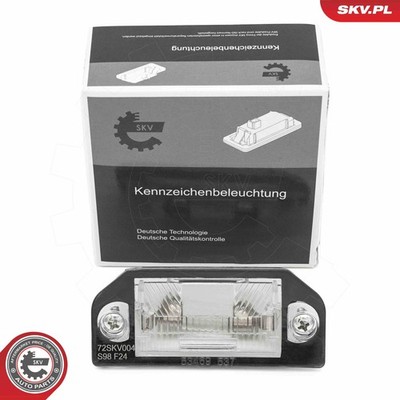 Für SKV GERMANY 72SKV004 72SKV LICENSE PLATE LIGHTING