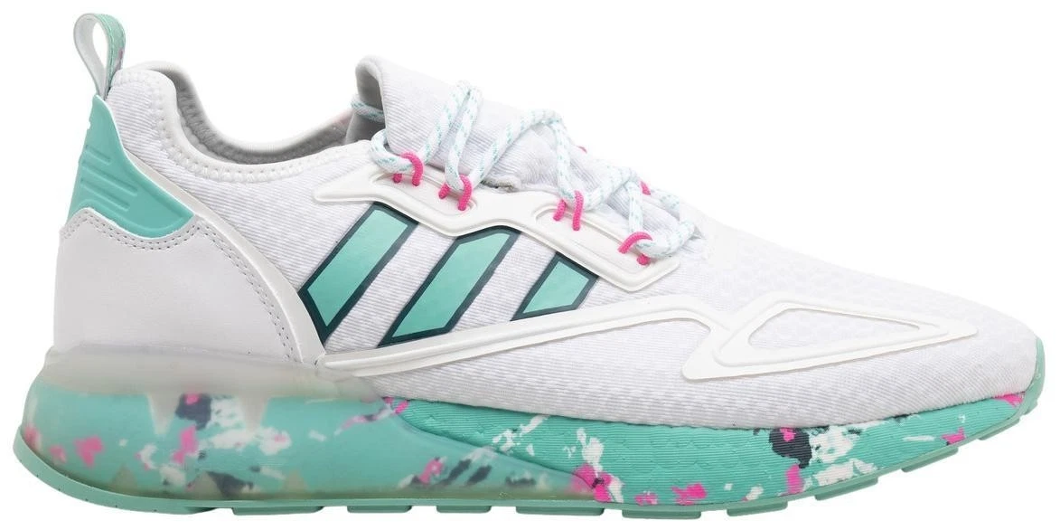 Adidas ZX 2K Boost White Active Mint for sale | eBay