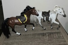 Vintage 90s Lot 2 Grand Champion Empire 4" Miniature Plastic Toy Horses SEE DESC