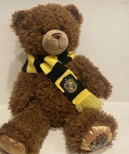 Build a Bear Harry Potter Stuffed Plush Hufflepuff Scarf Wizarding World MINT