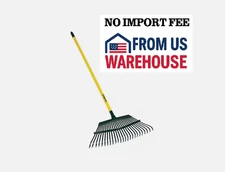 Sęymour Midwest 43106Gra 18 In Steel Flex Leaf Rake, 23 Tines, 48 In L Steel