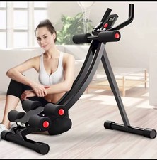 Abdominal Trainer Core Adjustable Space-Saving Full Body Ab Workout Machine UK