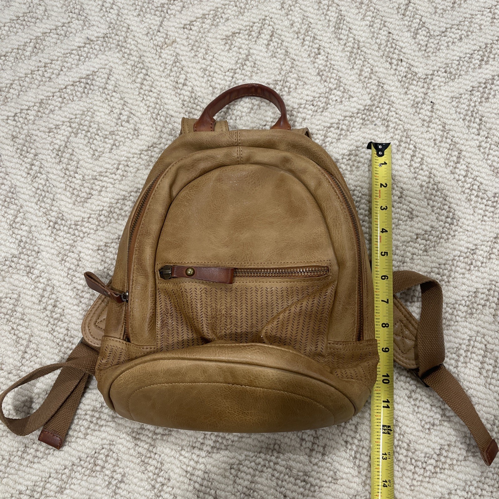 Moda Luxe Mini Leather Backpack - image 10