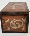 Antique, Country, Primitive Paint Decorated Table Box — photo 4