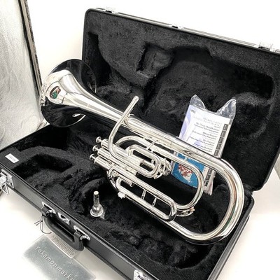 YAMAHA YAH-203S Alto horn Silver Plated Genuine E-flat 3-piston Top Action New