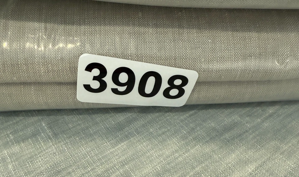 CORTINA DE LINO BELGA GRANERO DE CERÁMICA 50" X 84" ~ FILTRO DE LUZ DE BAMBÚ Foto 4 de 4