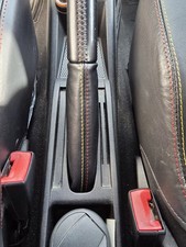 Cuffia Freno A Mano IN VERA PELLE Grande Punto Abarth / Punto EVO  