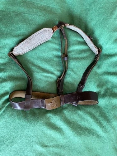 USSR Soviet Russian Army canvas belt with suspenders RPS. Battle dress uniform.
