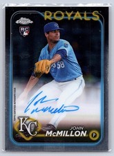 2024 Topps Chrome - John McMillon #RA-JMC Rookie On Card Autograph (AU, RC). rookie card picture