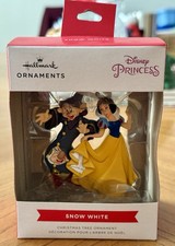 Disney Princess Snow White Hallmark Christmas Ornaments Sealed Dopey Sneezy
