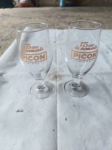 Verre à Bière Collector – Kronenbourg, Picon Ou Perle – Prix Pour 1, Au Choix