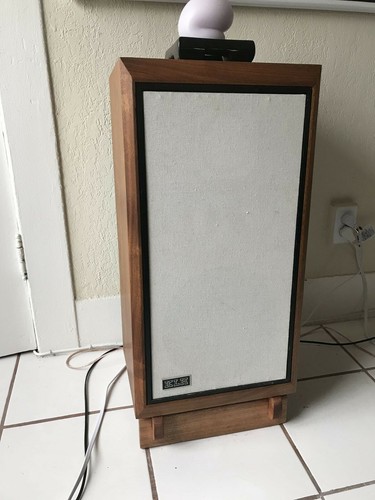 Custom Made Walnut Speaker Stands for KLH Model 5 Speakers