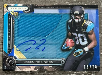 2014 Topps Strata #CCARAR Allen Robinson Clear Cut Rookie Patch Auto #18/75