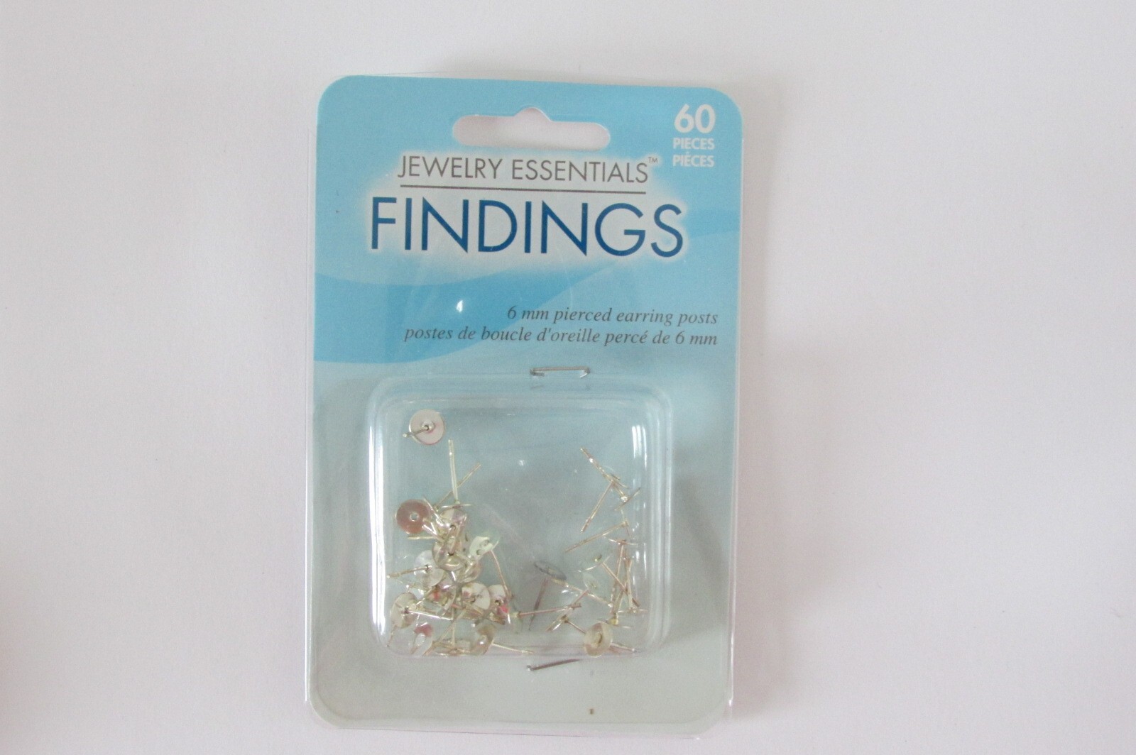 JEWELRY ESSENTIALS FINDINGS 6mm pierced earrings posts 60 pieces for sale online eBay