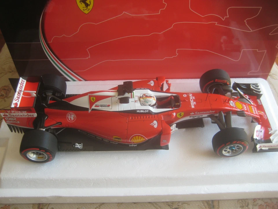 BBR 1/18 FERRARI SF16-H #5 VETTEL 2016 CHINESE GP - Image 2 of 4