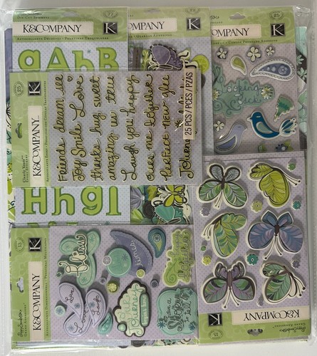 K & Company 12x12 Scrapbook Kit-Variations-Sea Glass, Baby Boy, Poppy Seed, More - Picture 38 of 84
